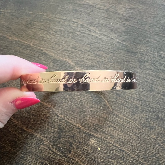 kate spade rose gold bangle - “there’s strength in numbers” - Picture 5 of 5